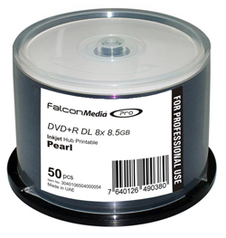 Falcon DVD+DL Silver Inkjet